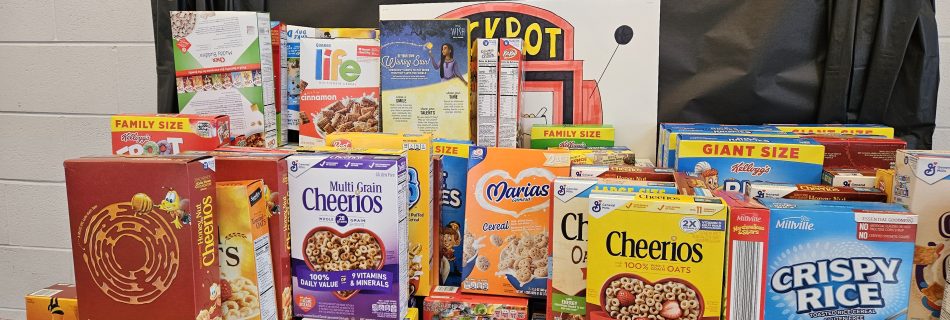 Cheese factory food drive